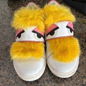 Cute Fendi furry sneakers. Used but tons of life left. So cute.
